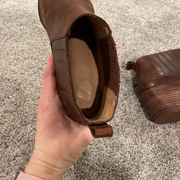 Dark Brown Leather Madewell Boots / Booties - Picture 6 of 6